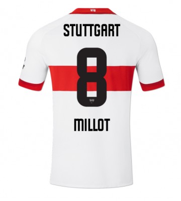 Stuttgart Enzo Millot #8 Hemmatröja 2024-25 Kortärmad